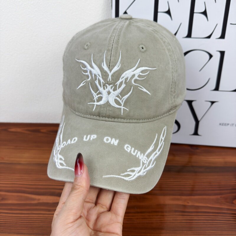 Herre Brodert Grafisk Baseball Caps Skanto