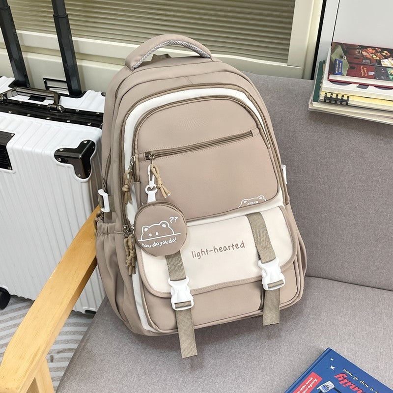 Multi-Compartment Lettvekts Reis Skole Ryggsekk