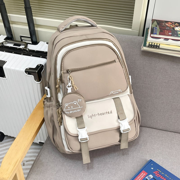 Multi-Compartment Lettvekts Reis Skole Ryggsekk