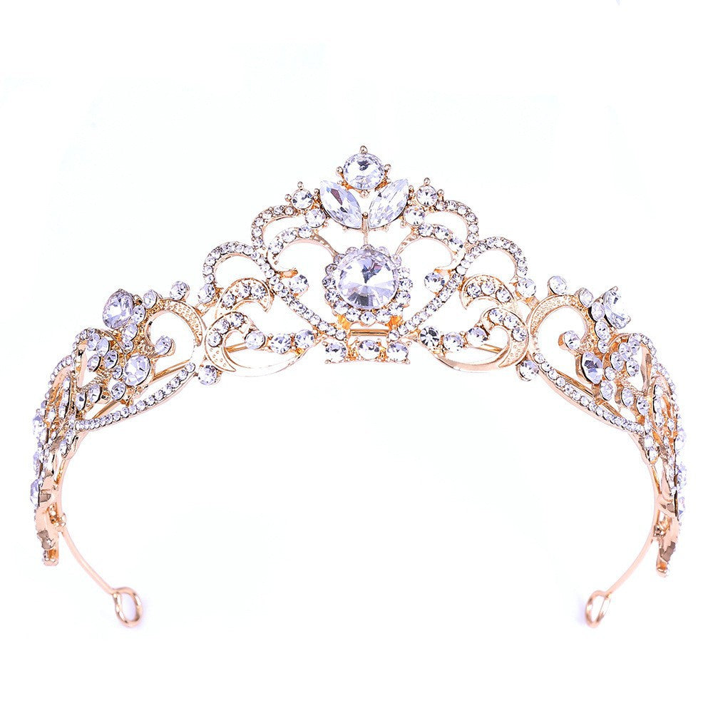 Damer Krystallbesatt Tiara Skanto