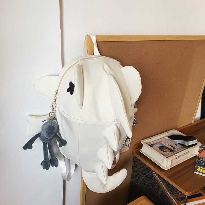 Søtt fiske-tegn design skole ryggsekk