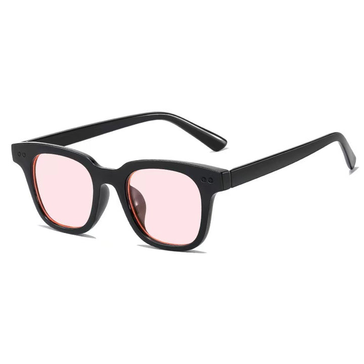 Dame moteriktig retro-solbrille med robust plastramme Skanto