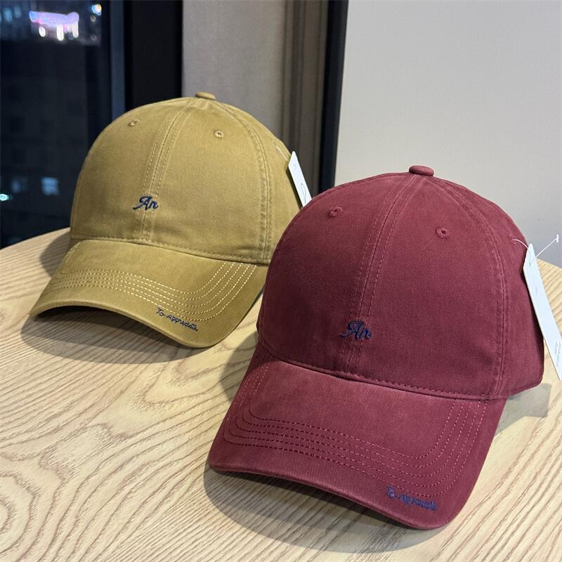 Herre Justerbar Bomull Baseball Caps Skanto
