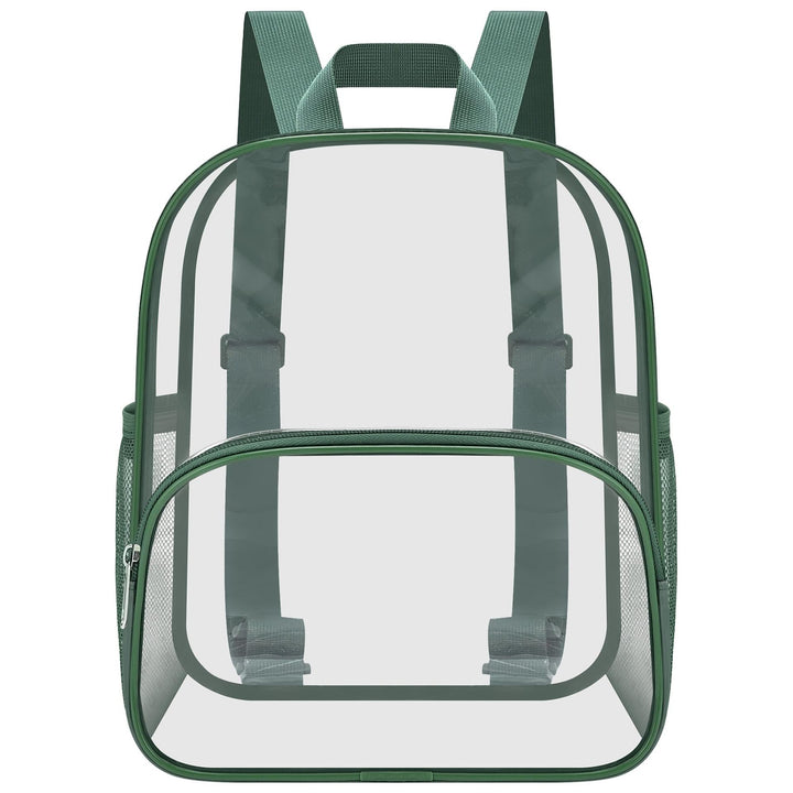 Unisex transparent hverdagsryggsekk med forsterket bunn og pustende stropper Skanto
