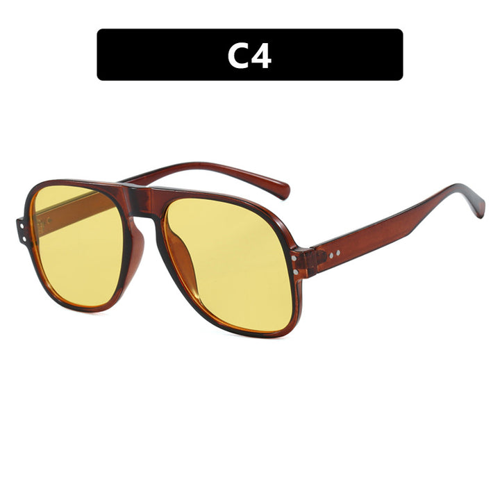 Women's Fashion Square Sunglasses with Robust UV Protection Skanto