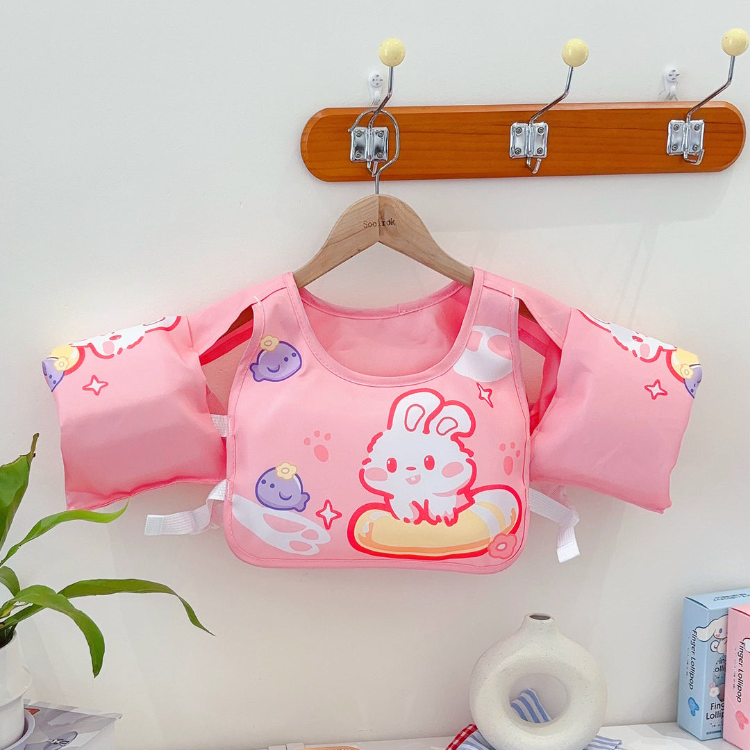 Kvinnenes oppblåsbare svømmehjelp med fargerik flamingo-design Skanto