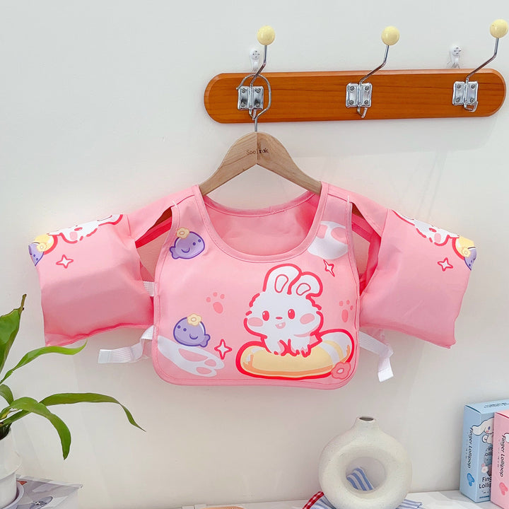 Kvinnenes oppblåsbare svømmehjelp med fargerik flamingo-design Skanto