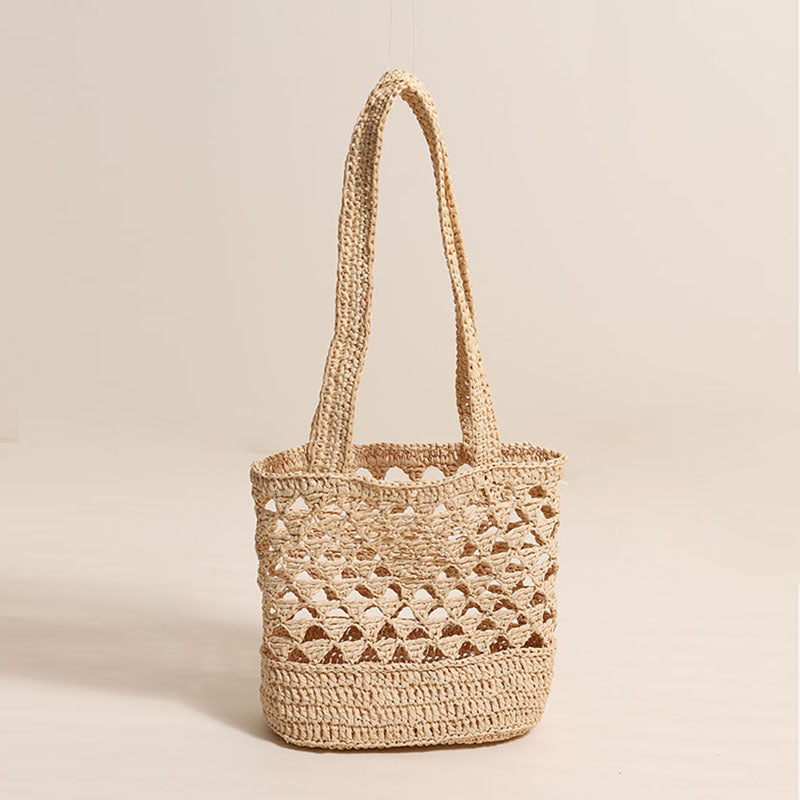 Handmade Net Bag with Elegant Straps Skanto