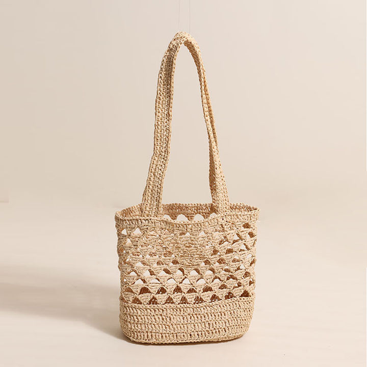 Handmade Net Bag with Elegant Straps Skanto