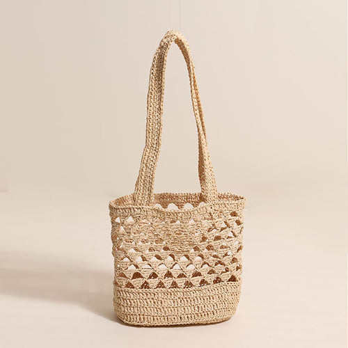 Handmade Net Bag with Elegant Straps Skanto