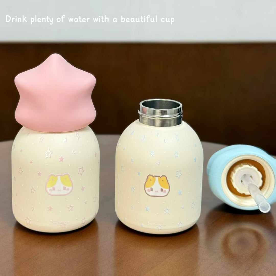 Damen Isoliertrinkflasche mit kreativem Sternverschluss Skanto