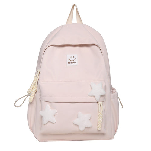 Adorabel Star-Accent Skole Ryggsekk Skanto