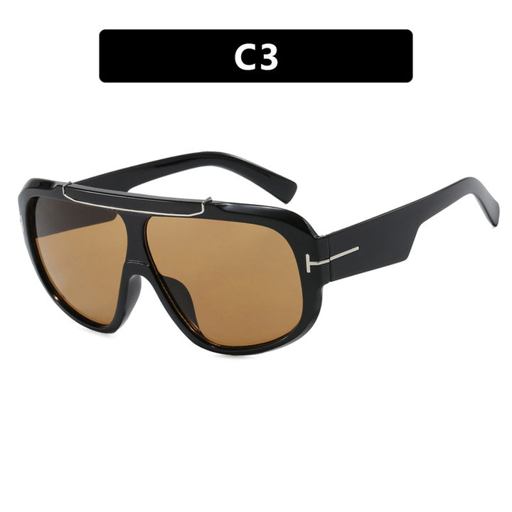 Women's Oversized Sunglasses in Modern Transparent Design Skanto
