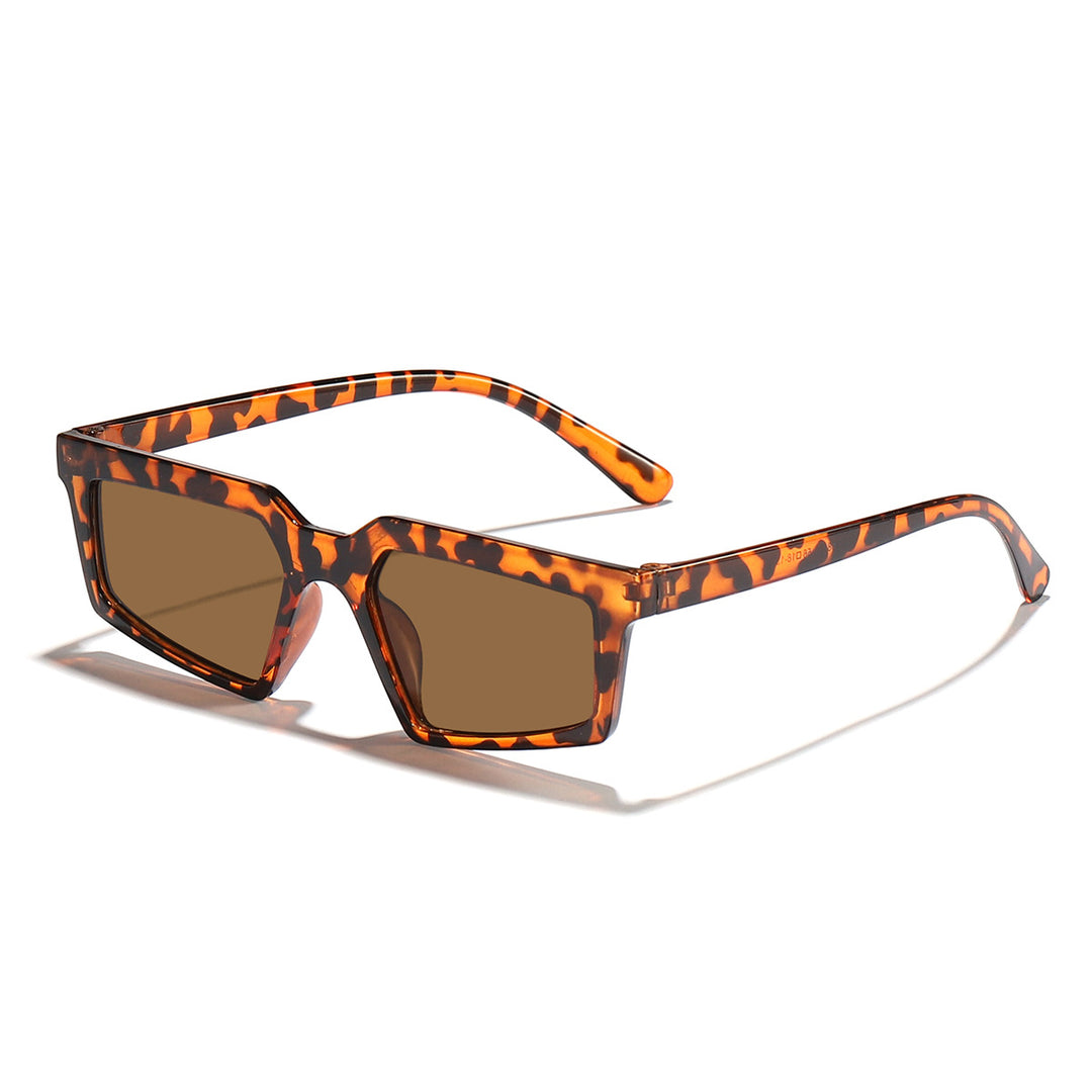 Dame moteriktig solbrille i urban polygon-design Skanto