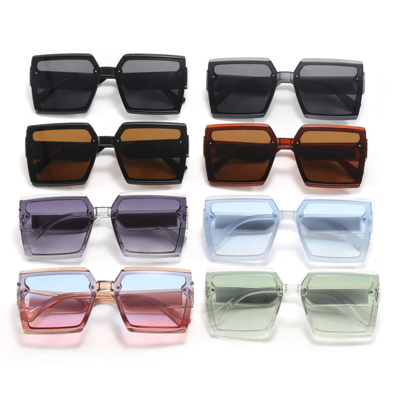 Dame firkantet moderne solbrille Skanto