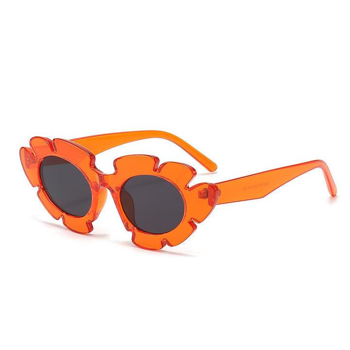 Damer blomstertformet solbrille med høy kvalitet UV-beskyttelse Skanto