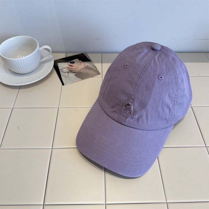 Kvinne Casual Vasket Bomull Baseball Cap Skanto