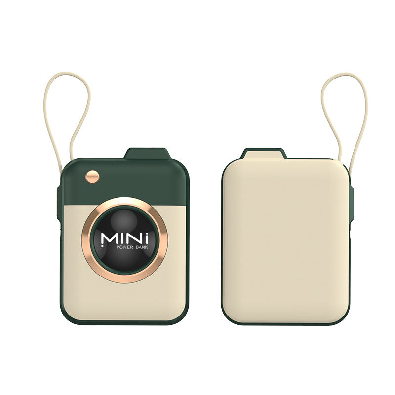 Mini-Powerbank med bærerem og Høy Kapasitet Skanto