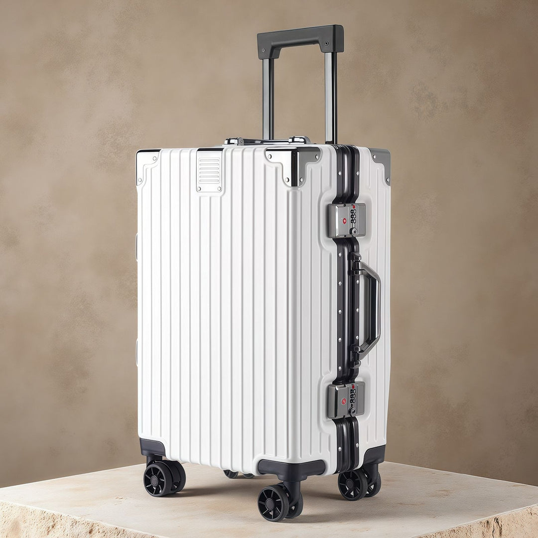Hardshell Trolley Med Dobbel Sikkerhetslås Og Stille 360-Grad Hjul Skanto