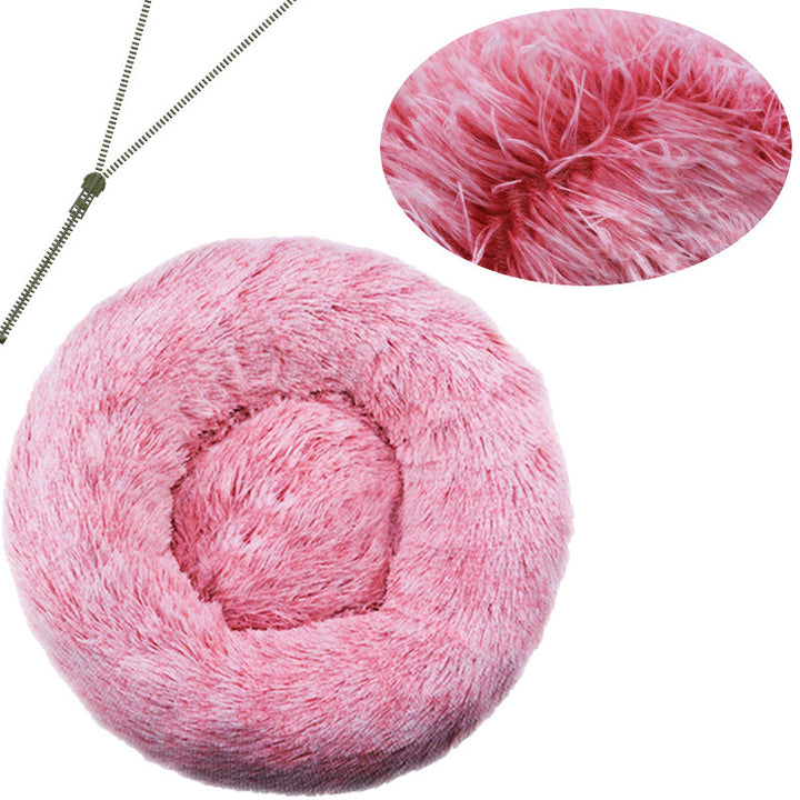 Plush Sirkulær Hundeseng