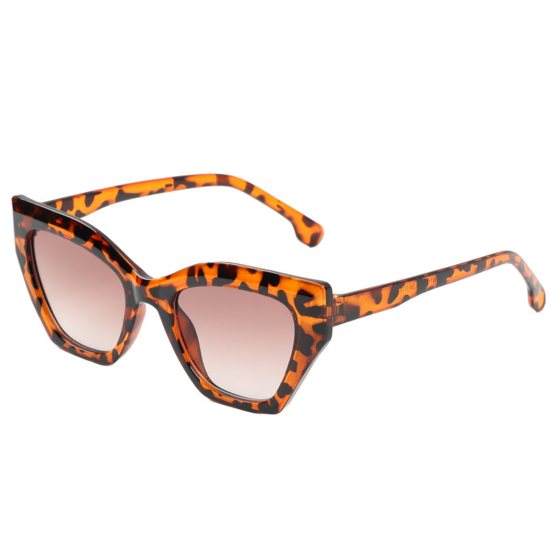 Dame Cat-Eye solbriller med originalt mønster Skanto