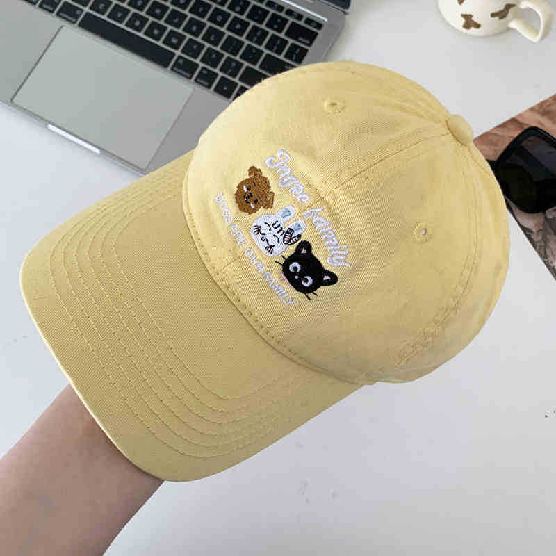 Kvinne Søt Dyrebrodert Baseballcap Skanto