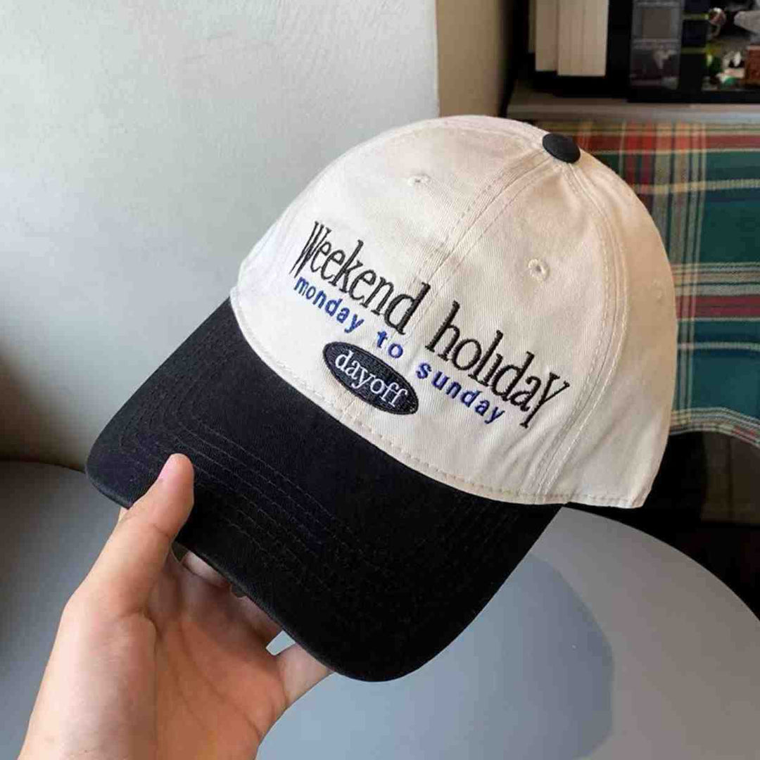Kvinne Casual Brodert Justerbar Caps Skanto