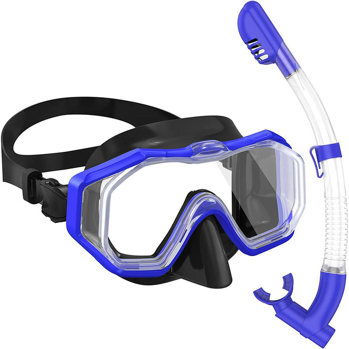 Snorkelmaske med fleksibel pusterør Skanto
