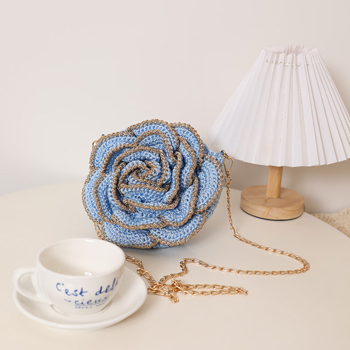 Shoulder Bag in Romantic Rose Design Skanto