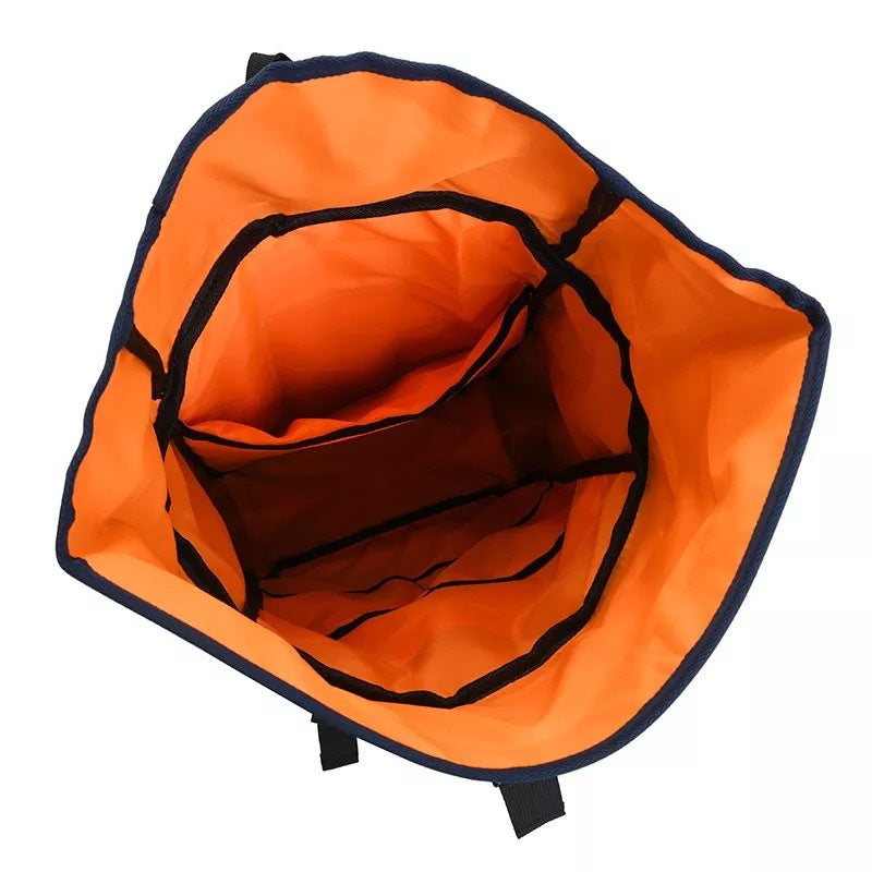 Moderne Rolltop-ryggsekk med multifunksjonelle utvendige lommer Skanto