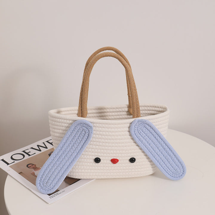 Playful fabric bag with animal motif Skanto