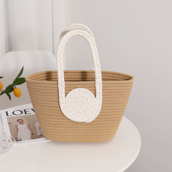 Decorative natural fiber bag Skanto