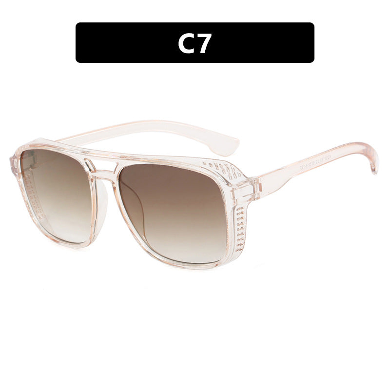 Dame moteriktig solbrille i trendy skilpaddemønster Skanto