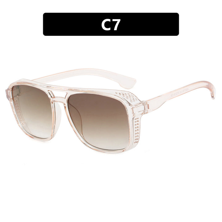 Dame moteriktig solbrille i trendy skilpaddemønster Skanto