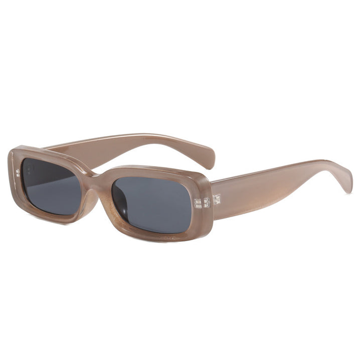 Dame moteriktig solbrille med rektangulær stil og UV-beskyttelse Skanto