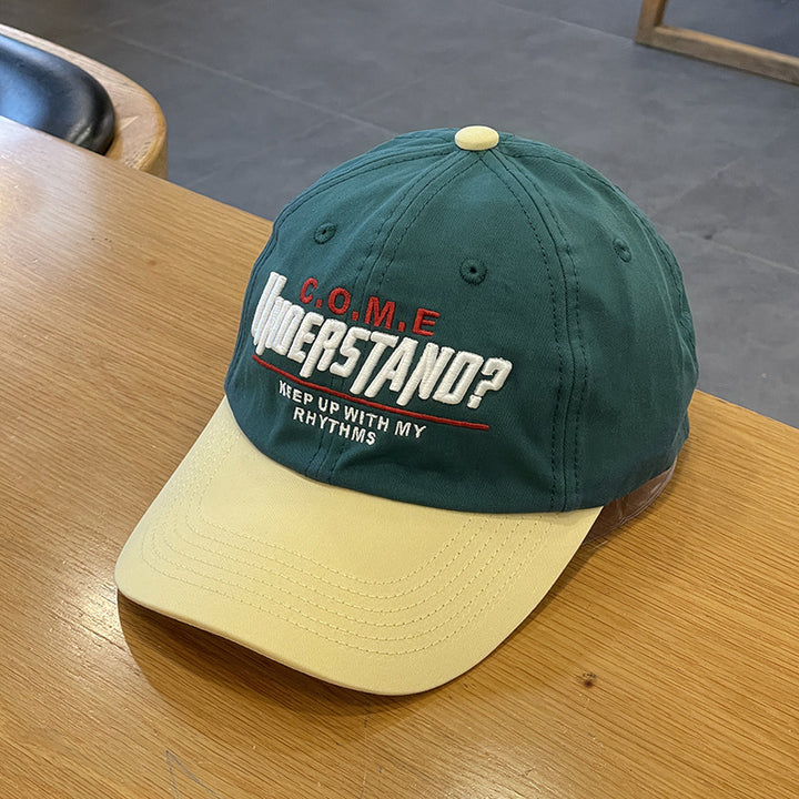 Unisex Casual Teksturerte Caps med Leken Broderi Skanto
