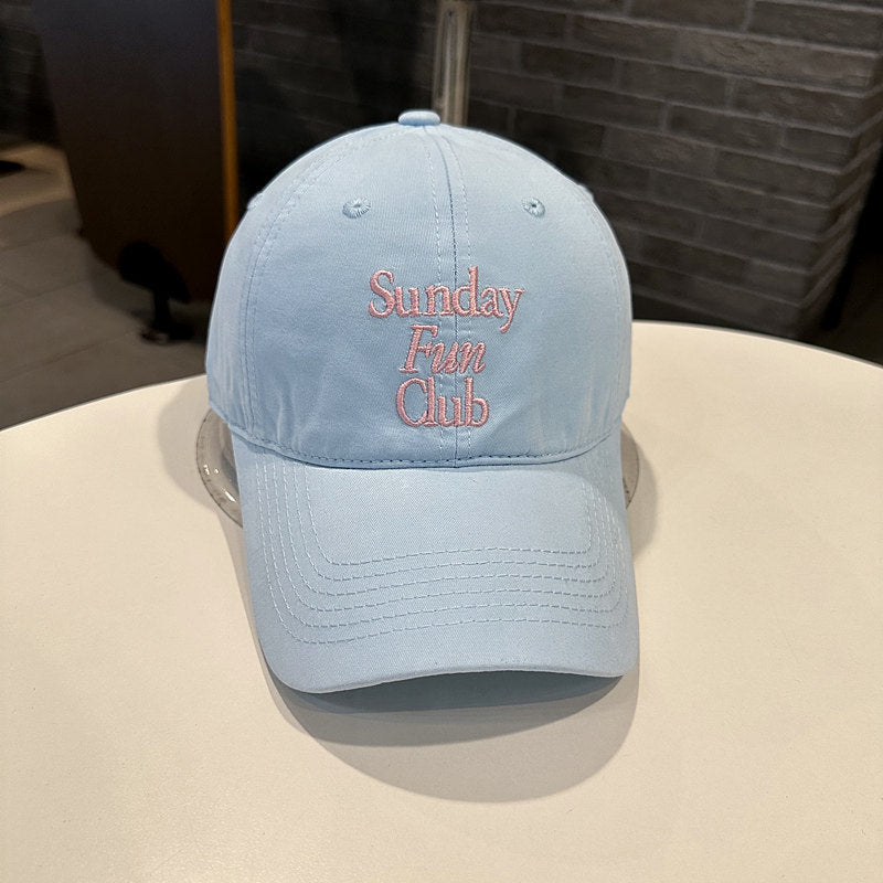 Unisex Brodert Bomull Baseball Caps Skanto