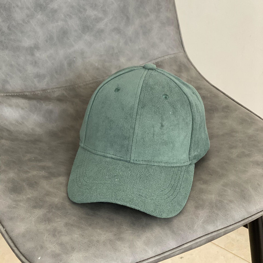 Herre Suede Tekstur Klassisk Caps Skanto