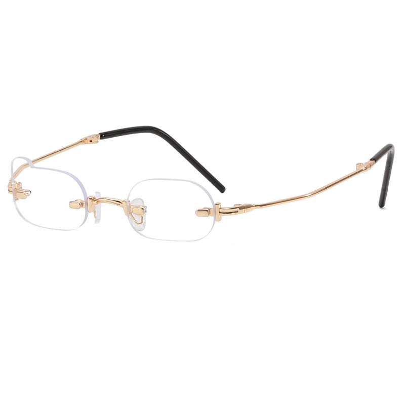 Damer eksklusiv modisk solbrille med glinsende metallramme Skanto