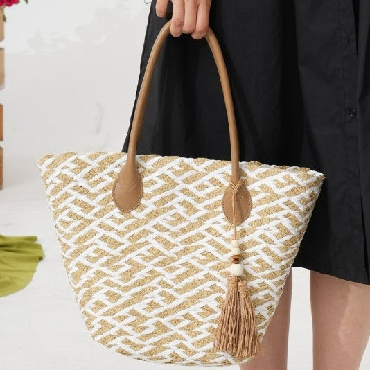 Geometrisk Strand Tote Skanto