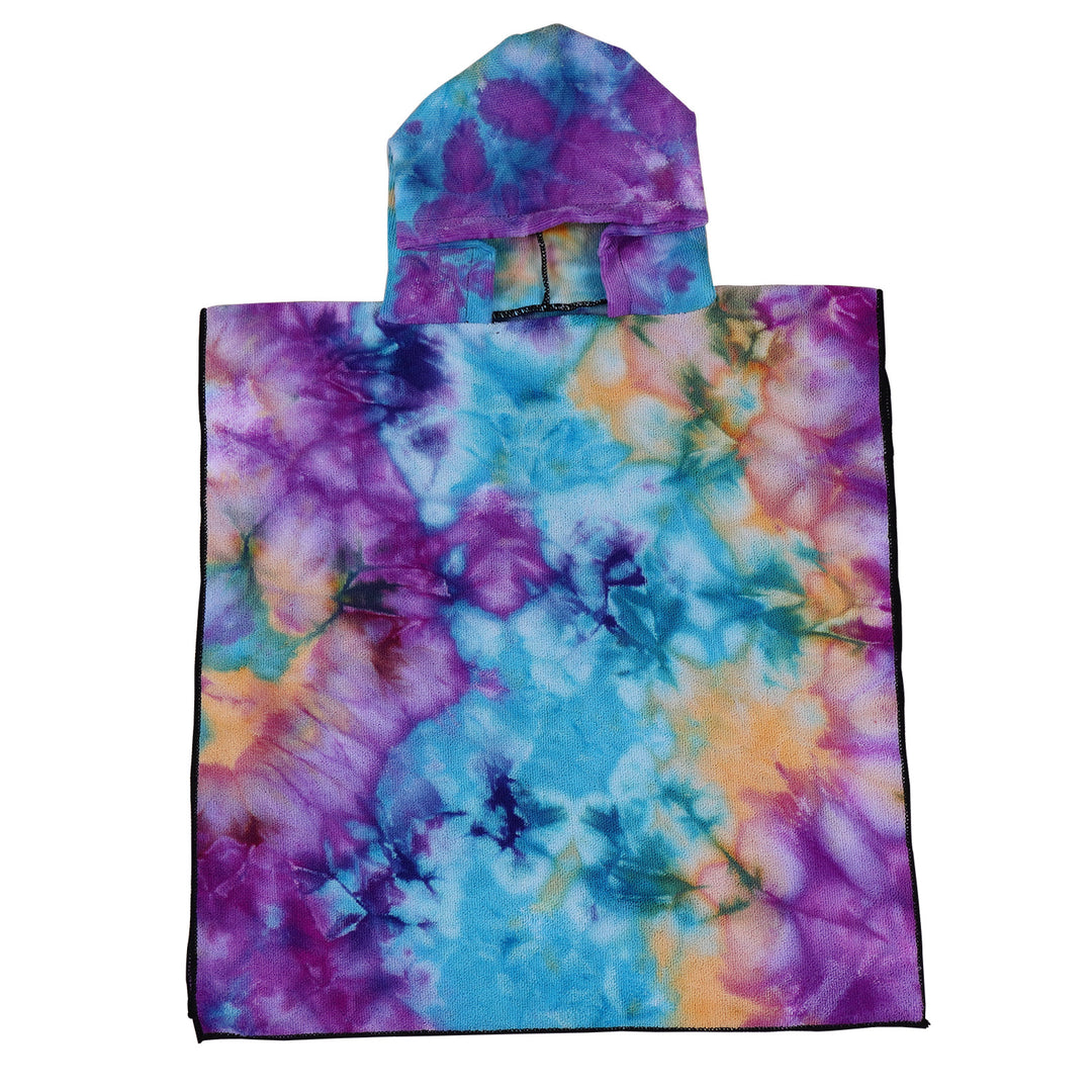 Fluffy Badeponcho med hette Skanto