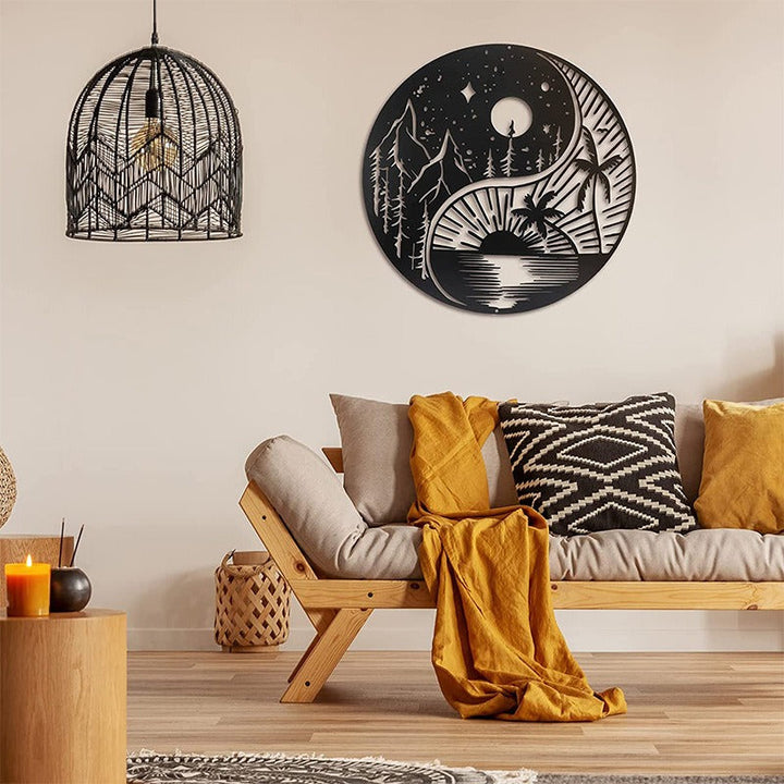 Skanto | Black Metal Wall Art Home Decor