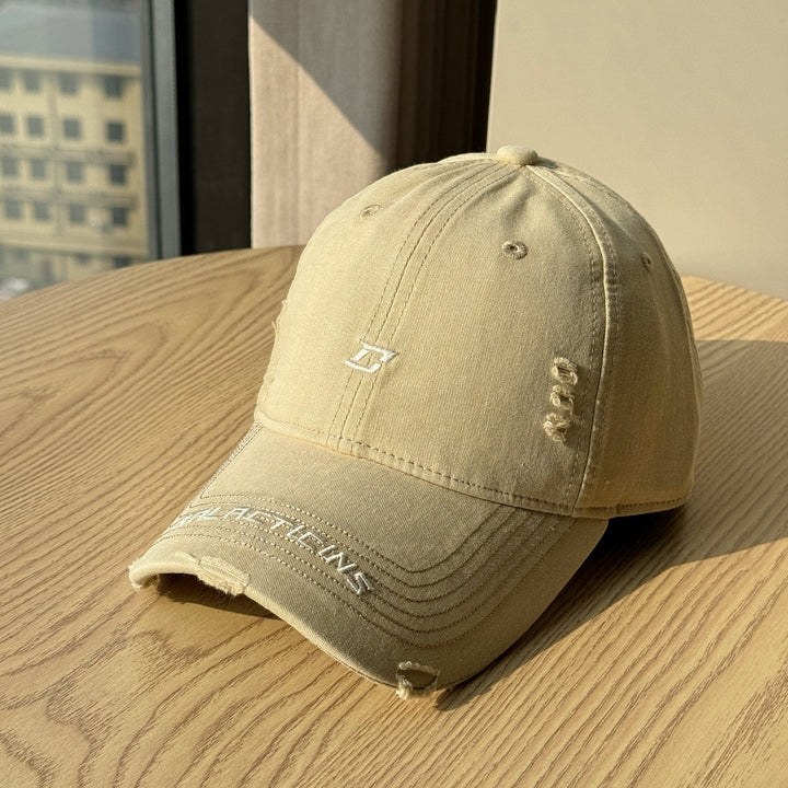 Herre Slitt Denim Baseball Caps Skanto