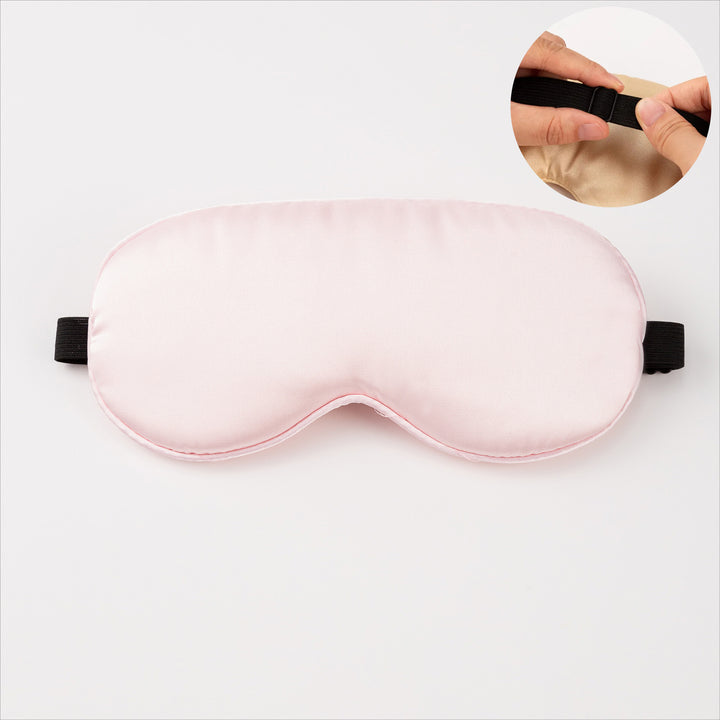 Unisex nano ergonomisk sovemaske med justerbart elastisk bånd og myk satinoverflate Skanto
