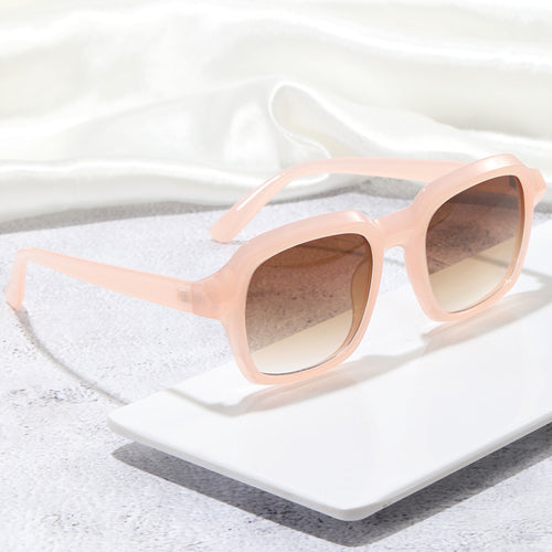 Dame kvadratisk solbrille med stilige rammer Skanto