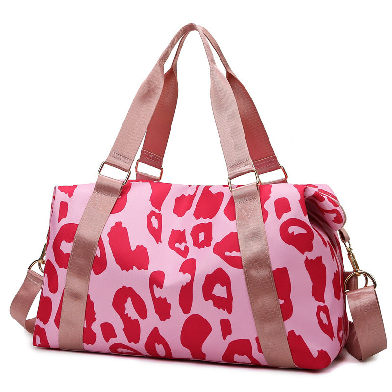 Sporty tote bag with elegant leopard pattern Skanto