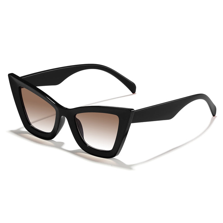 Dame Cat-Eye solbriller med moderne ramme og UV-beskyttelse Skanto