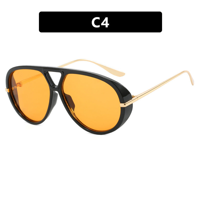 Dame oversized solbriller i stilfull retro-design Skanto