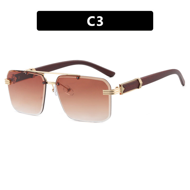Women's geometric oversized sunglasses with trendy design and luxurious details Skanto