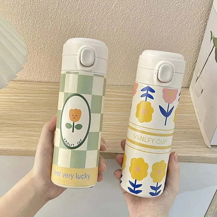 Dame isolert drikkeflaske med variert motiv Skanto